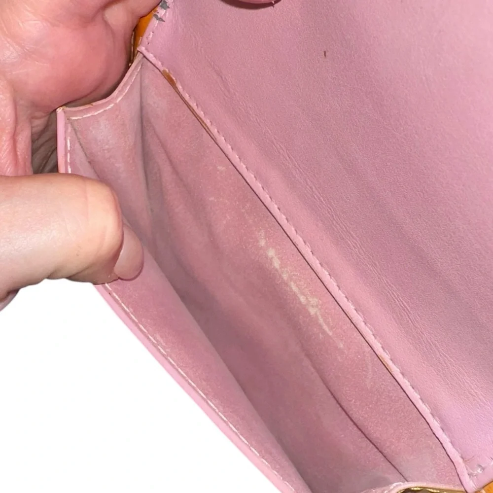 Louis Vuitton Golden Yellow Vernis Monogram & Vachetta Leather Mini Bag - Picture 16 of 16